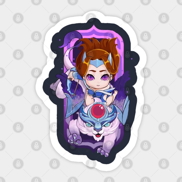 Mirana Dota 2 Sticker by abelabells